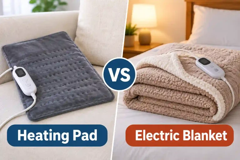 Heating Pad vs Electric Blanket