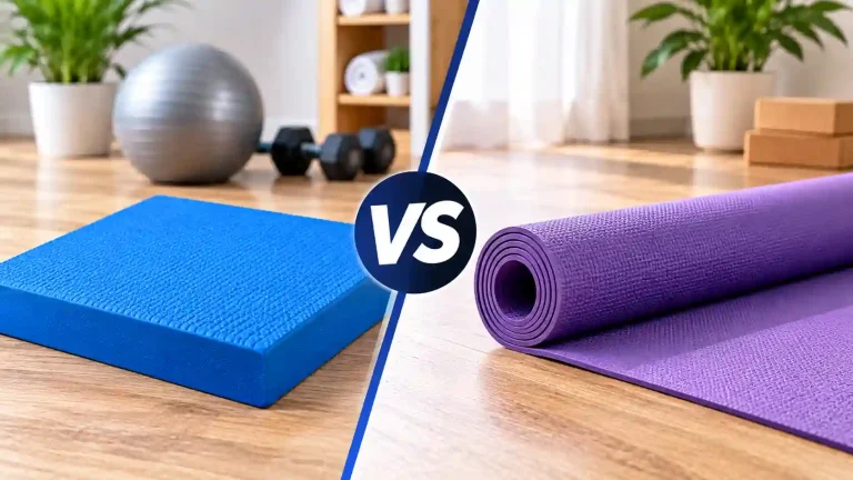 Balance Pad vs Yoga Mat