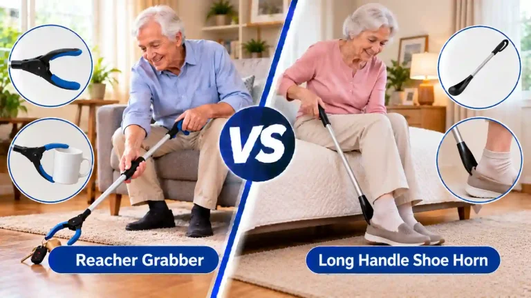 Reacher Grabber vs Long Handle Shoe Horn