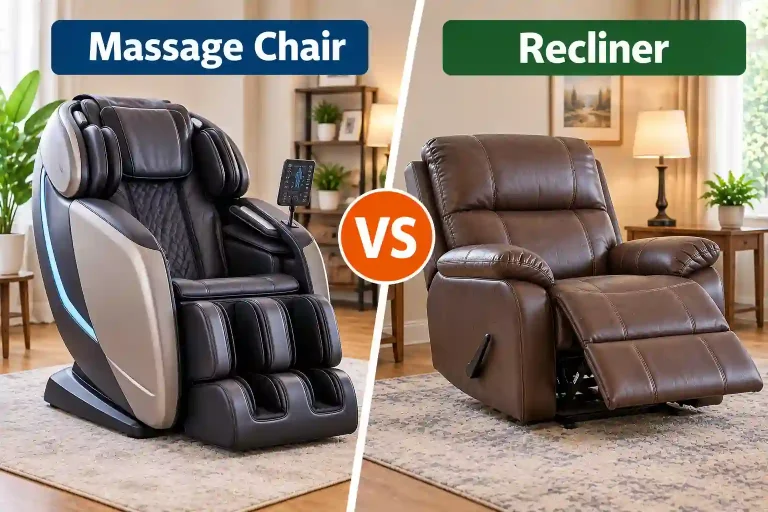 Massage Chair vs Recliner