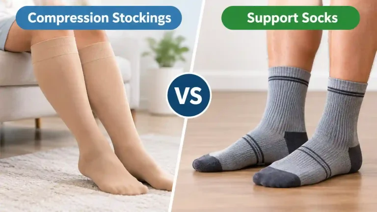 Compression Stockings vs Support Socks