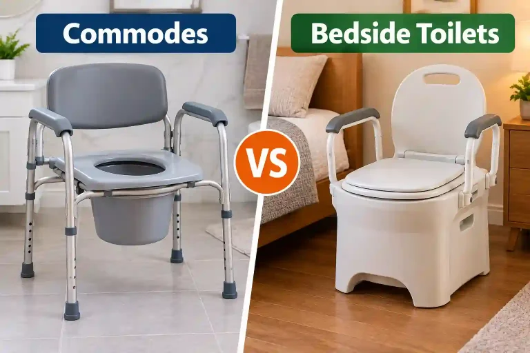 Commodes vs Bedside Toilets