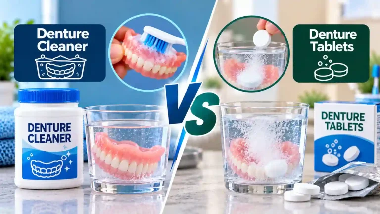 Denture Cleaner vs Denture Tablets