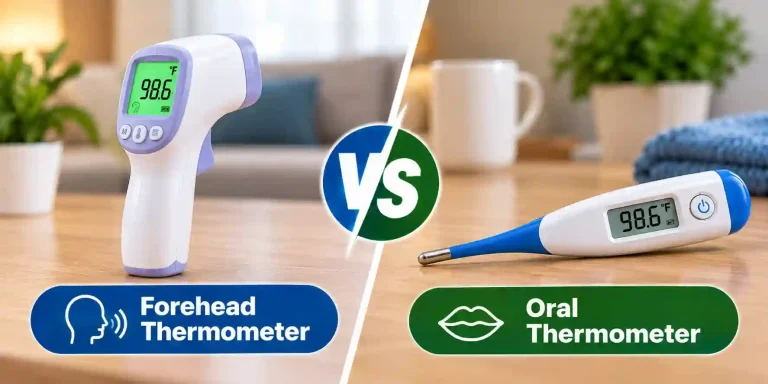 Forehead vs Oral Thermometer