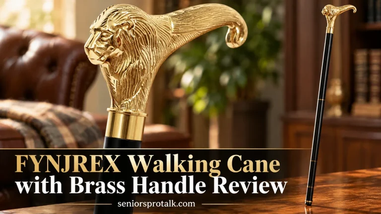 FYNJREX Walking Cane with Brass Handle Review
