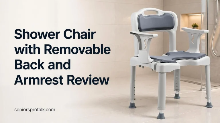 Shower Chair with Removable Back and Armrest Review