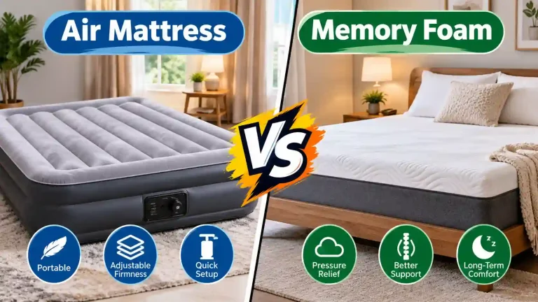 Air Mattress vs Memory Foam