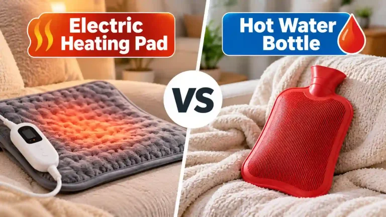 Electric Heating Pad vs Hot Water Bottle