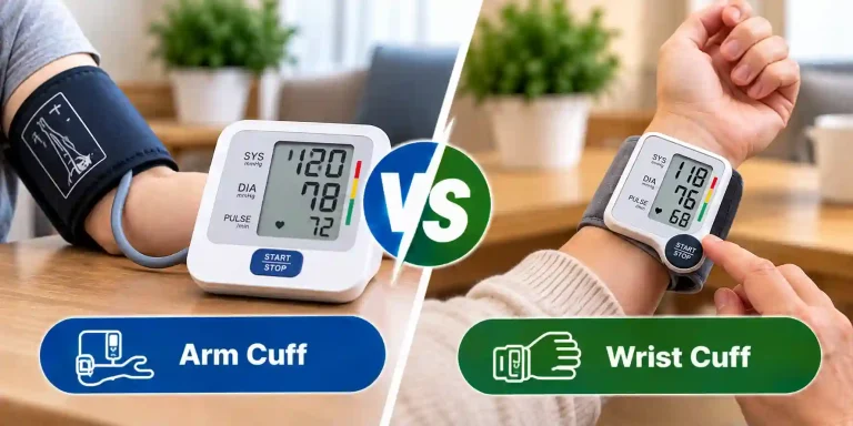 Arm Cuff vs Wrist Cuff