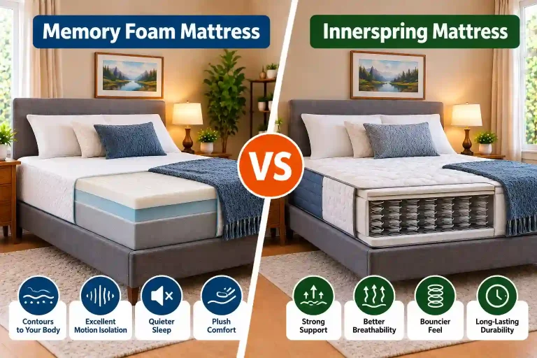 Memory Foam Mattress vs Innerspring