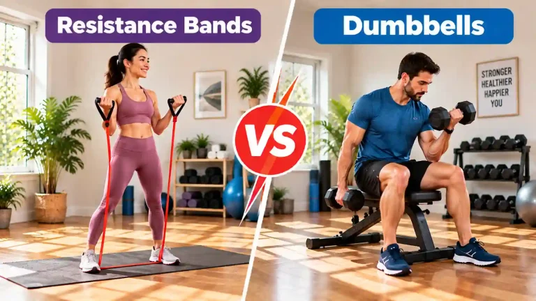 Resistance Bands vs Dumbbells